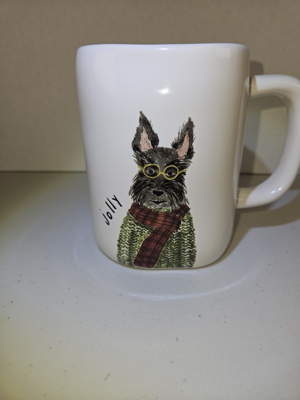 Rae Dunn By Magenta Artisan Collection 213 Scottish Terrier Dog W Scarf Jolly Mu
